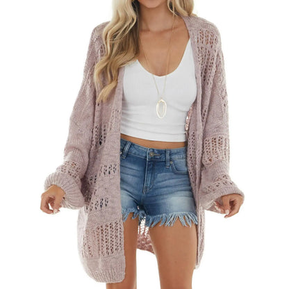Goranbon Women'S Sexy Deep V-Neck Long Sleeve Cross Wrap Top Slim Fit Thin Jumper