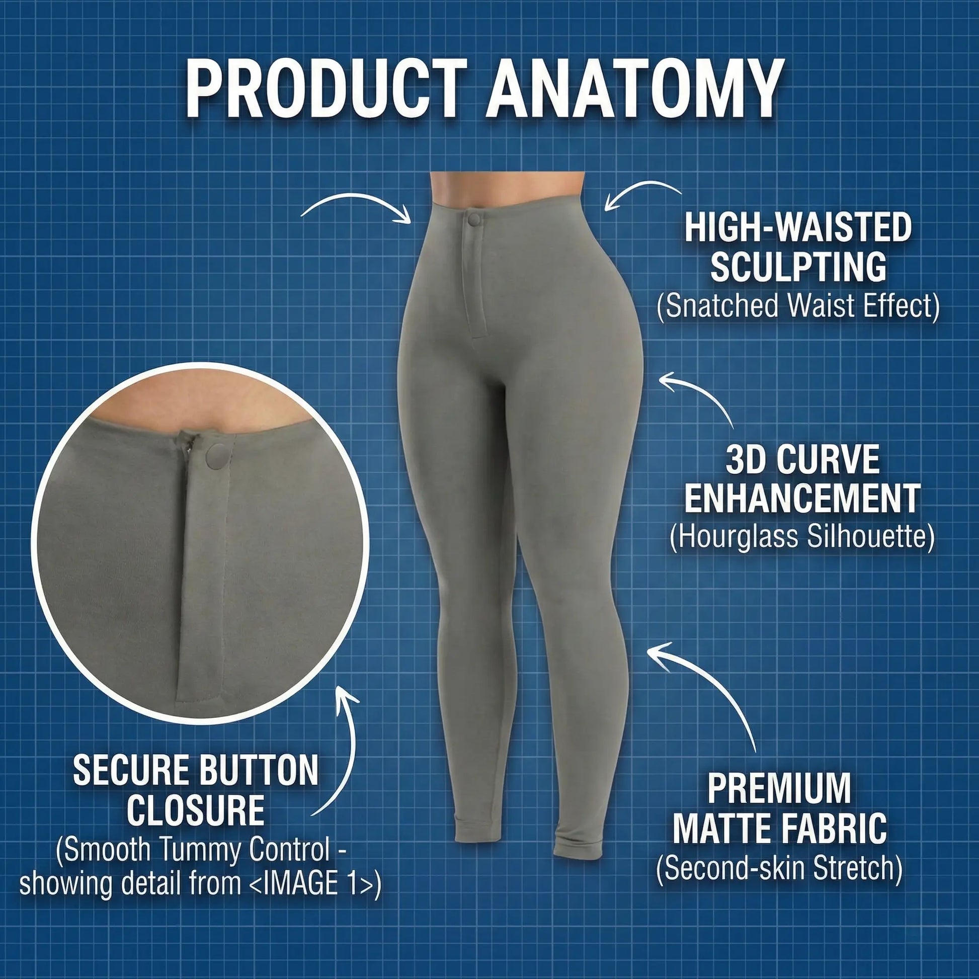 Chiccurve High Waisted Yoga Pants for Women Tummy Control Butt Lifting Leggings Ultra Stretch Smooth Fabric Gym Tights Seamless Feel Activewear