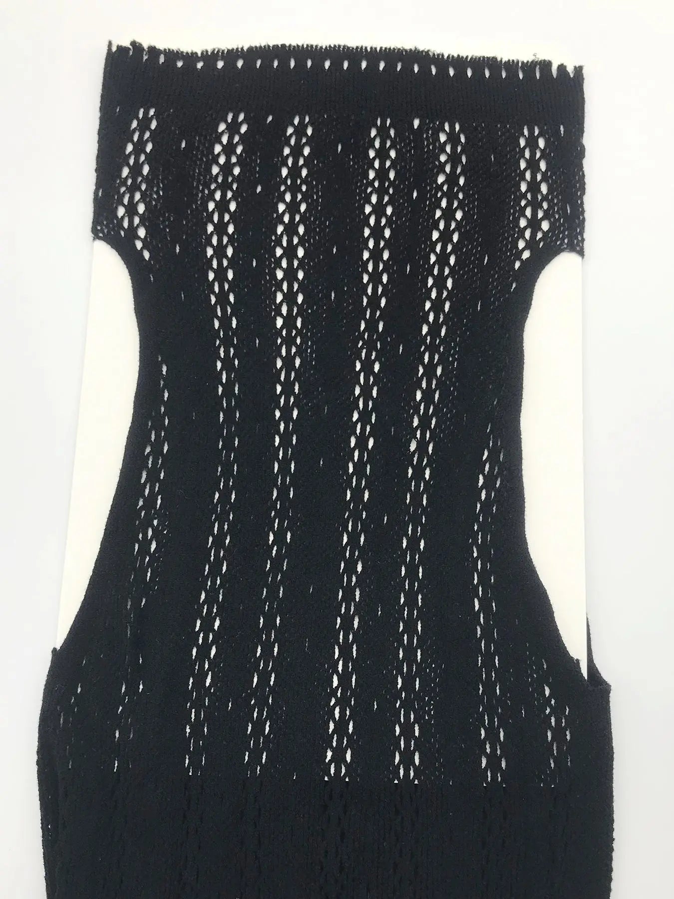 Women'S Plain Hollow Out Sheer Bodycon Knit Cover up Dress, Sexy Casual Comfy Mock Neck Sleeveless Cover up Dress for Beach Vacation Holiday, Ladies Summer Swimwear, Swimsuit Cover Up, Clothing
