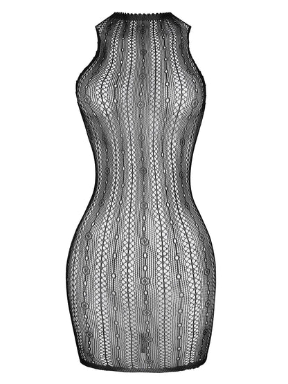Women'S Plain Hollow Out Sheer Bodycon Knit Cover up Dress, Sexy Casual Comfy Mock Neck Sleeveless Cover up Dress for Beach Vacation Holiday, Ladies Summer Swimwear, Swimsuit Cover Up, Clothing