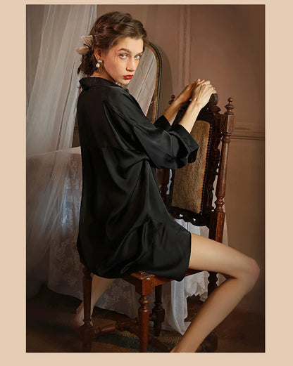 Celina Satin Sleepshirt