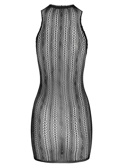Women'S Plain Hollow Out Sheer Bodycon Knit Cover up Dress, Sexy Casual Comfy Mock Neck Sleeveless Cover up Dress for Beach Vacation Holiday, Ladies Summer Swimwear, Swimsuit Cover Up, Clothing